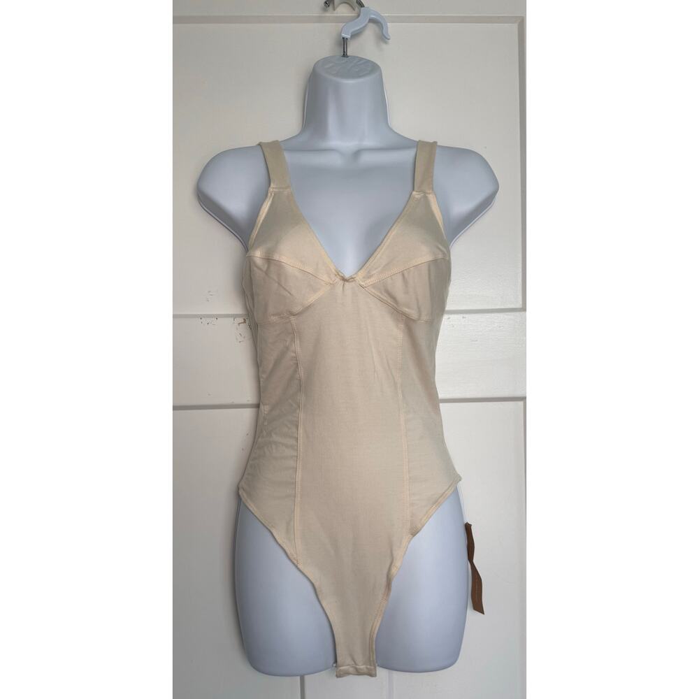 Reformation Off White Bodysuit Tank Style Size SMALL New